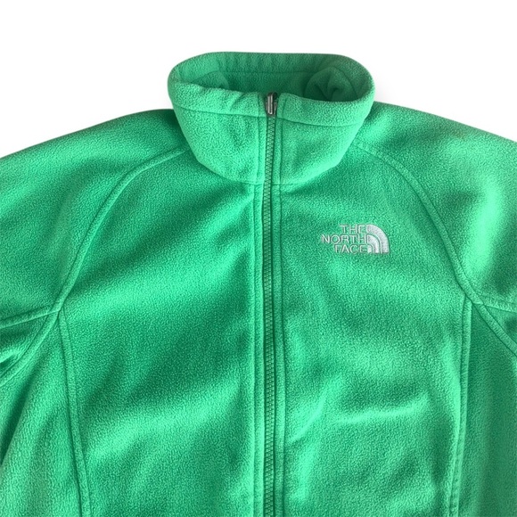 The North Face Green Fleece Full Zip Jacket - Picture 2 of 7
